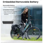 bici elettrica con batteria rimovibile