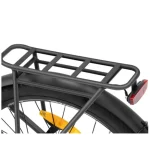 bicicletta elettrica con un robusto portapacchi