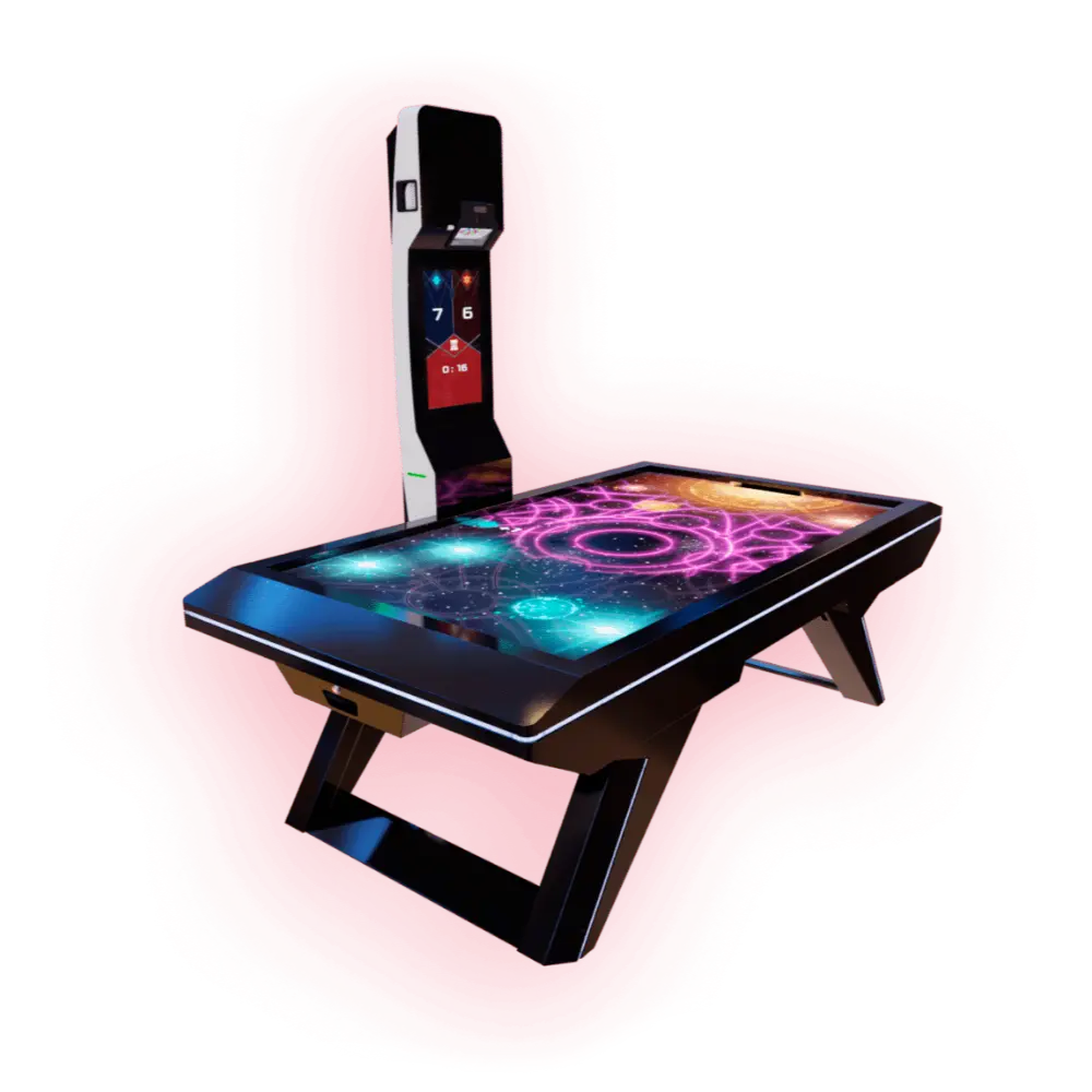 Air Hockey in Realtà Aumentata sistema di intrattenimento futuristico