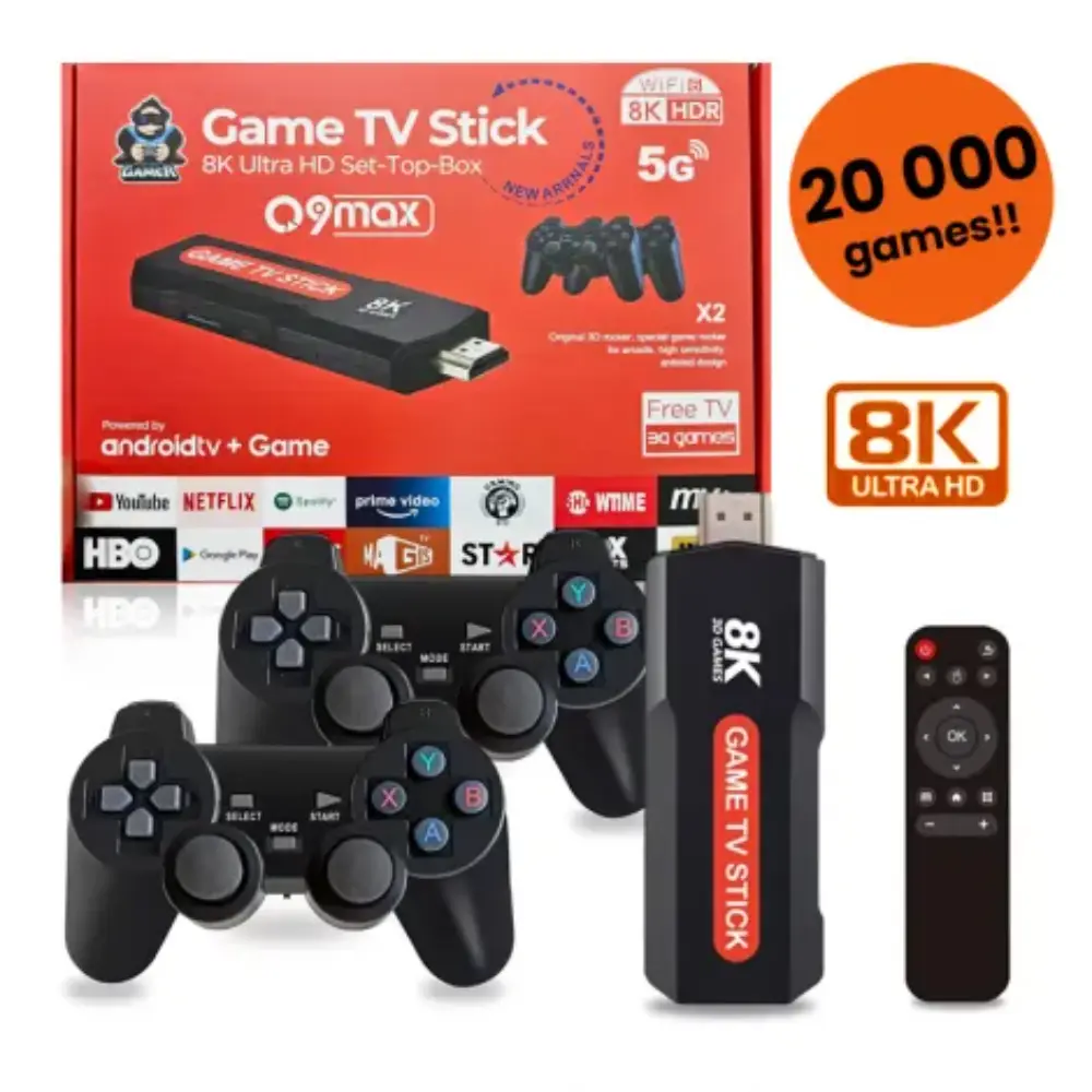 Console TV Retro 8K Ultra HD con 20.000 Giochi videogiochi nostalgici