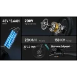 Bicicletta elettrica per pendolari a lungo raggio