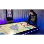tavolo da air hockey a led