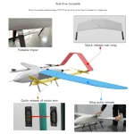 Drone per sorveglianza a lungo raggio