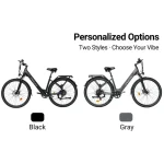 Elegante bicicletta elettrica