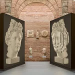 Scultura LED in movimento