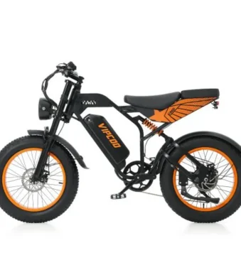 Bicicletta elettrica in stile ciclomotore