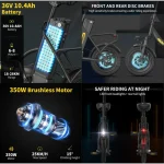 Hidoes C5 Bicicletta Elettrica Pieghevole - immagine 8