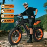 Bicicletta elettrica da 750 W