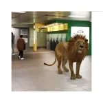 Poster di animali in realtà aumentata