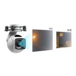 Drone con telecamera e zoom 40x